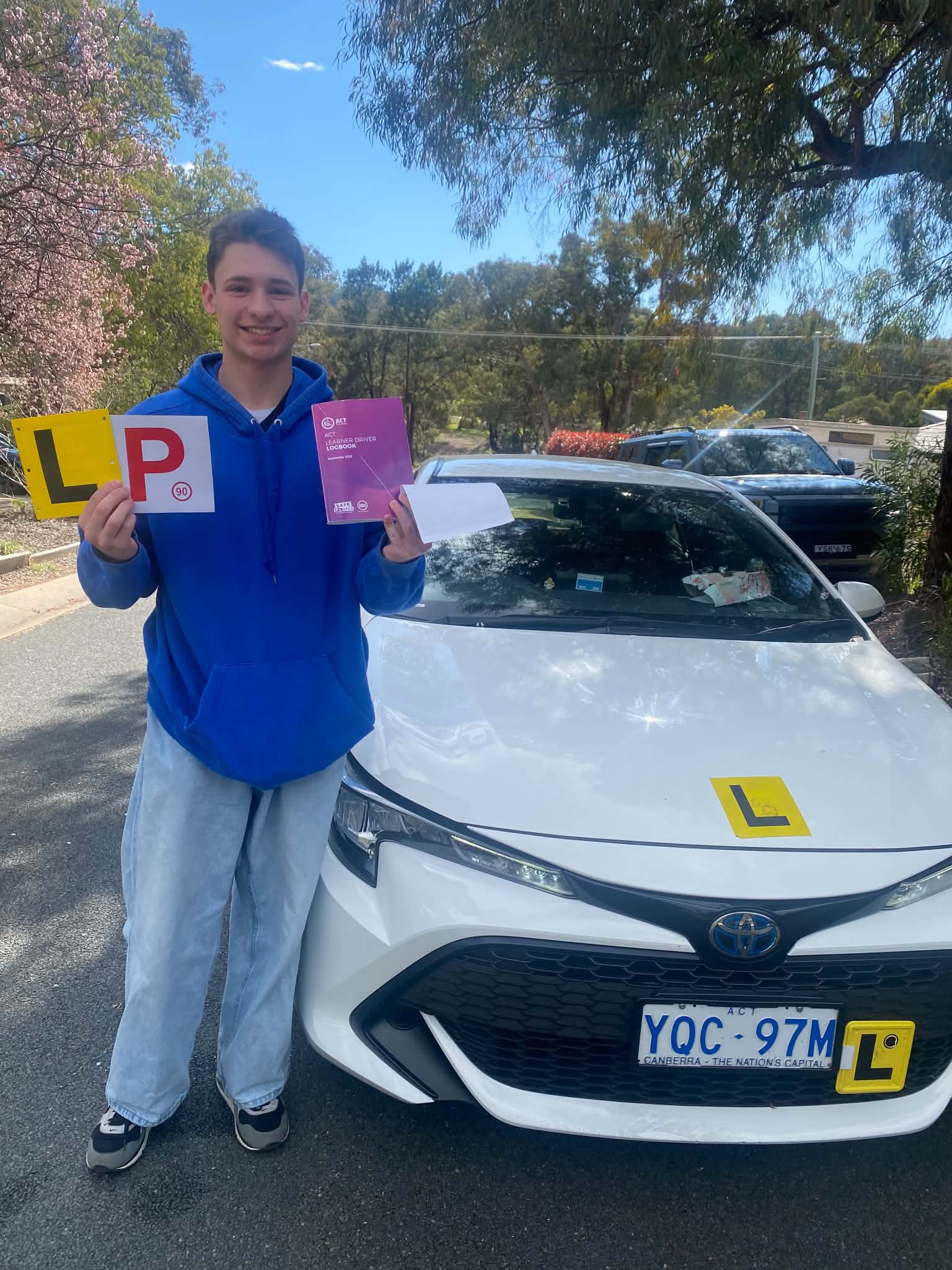Onto red Ps — driving lesson with ACT Capital Driving School in Canberra ACT
